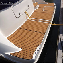 Load image into Gallery viewer, Self-Adhesive EVA Foam Marine Flooring with Teak Look 118 in x 35 in (3000x900x6mm)
