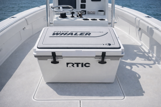 RTIC 52 UL Cooler topper Boston Whaler